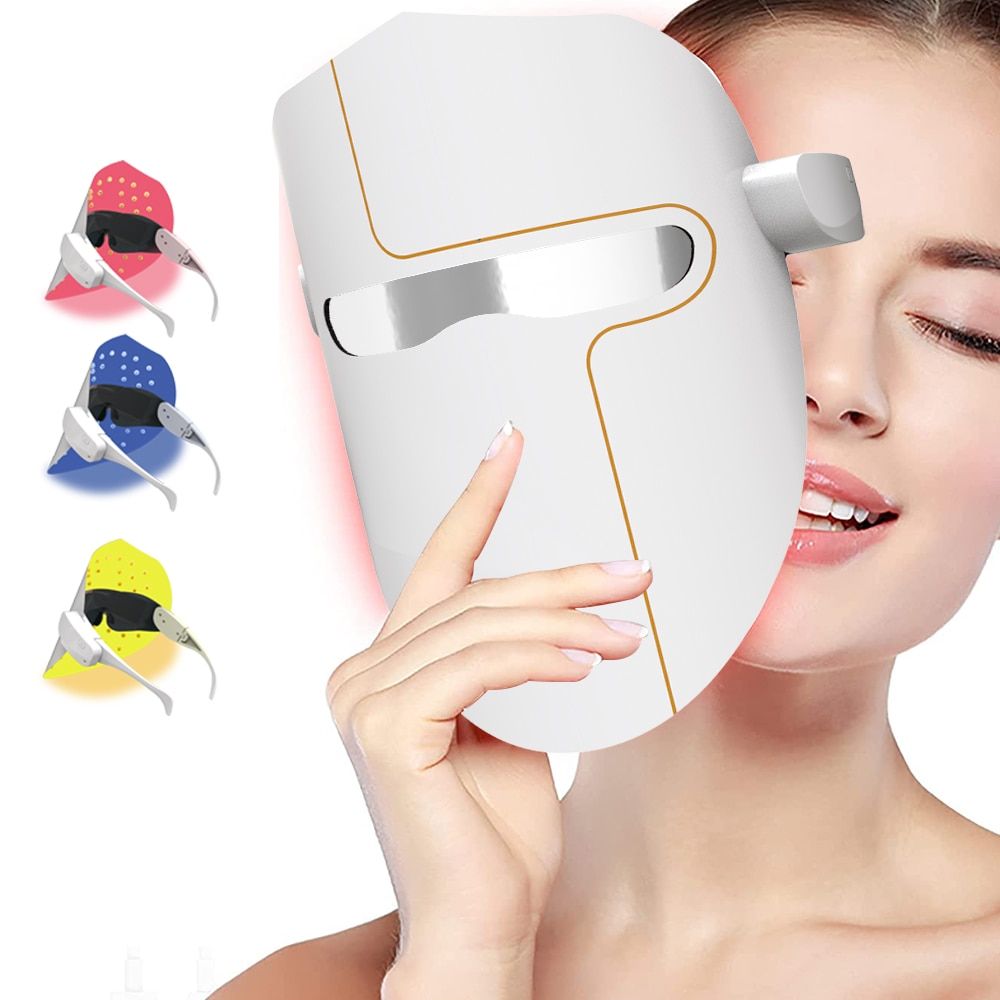 Minimalism Design 3 Colors LED Facial Mask Wrinkle Removal Skin Care Tools