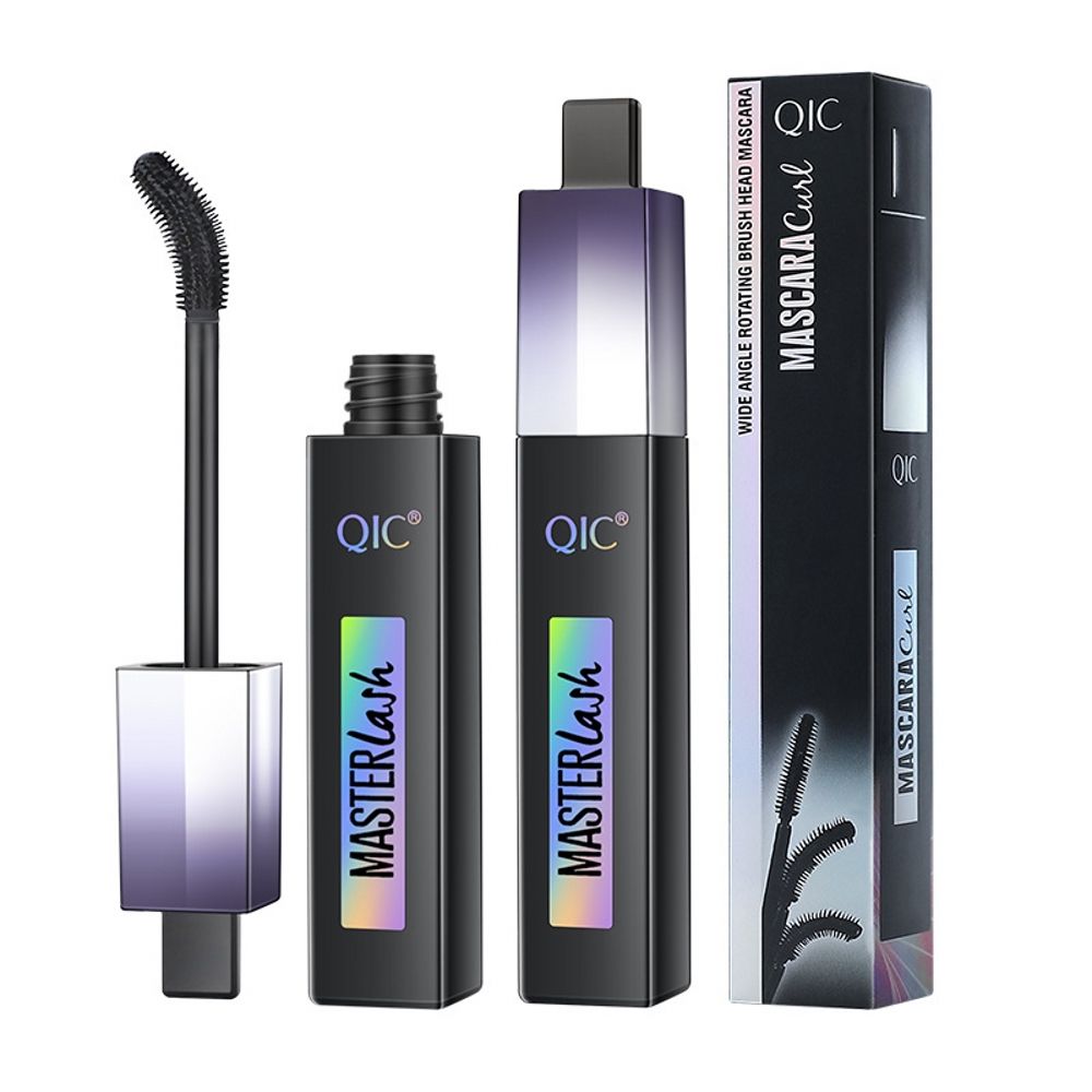 4D Elbow Black Mascara Waterproof Long-distance Warping Non-smudge Mascara