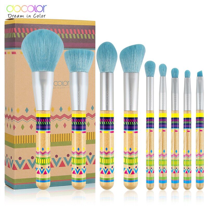 9Pcs Makeup brushes Professional Beauty Make up brush set Synthetic hair Foundation Powder Eye Shadow Blush brushes