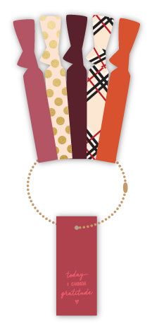 Today I Choose Gratitude | Seasonal Hair Tie Collection