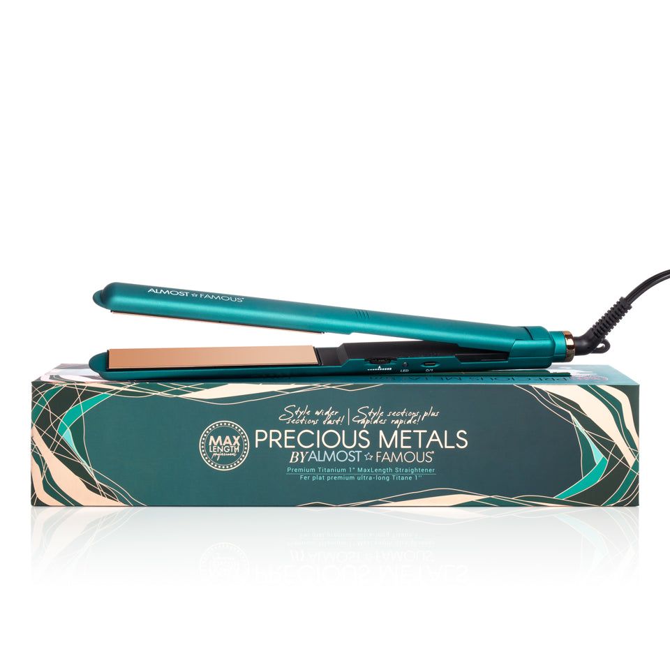 MaxLength 1&quot; Flat Iron with Rose Gold Titanium Plates