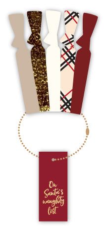 On Santa&#39;s Naughty List | Seasonal Hair Tie Collection
