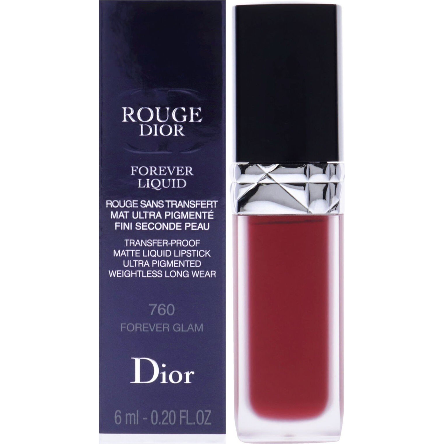 Dior Rouge Forever Liquid Lipstick 760 Forever Glam 6ml (147589)