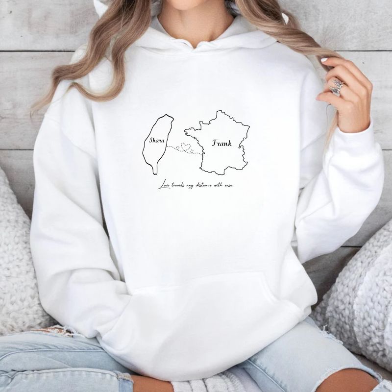 Long distance unisex Hoodie