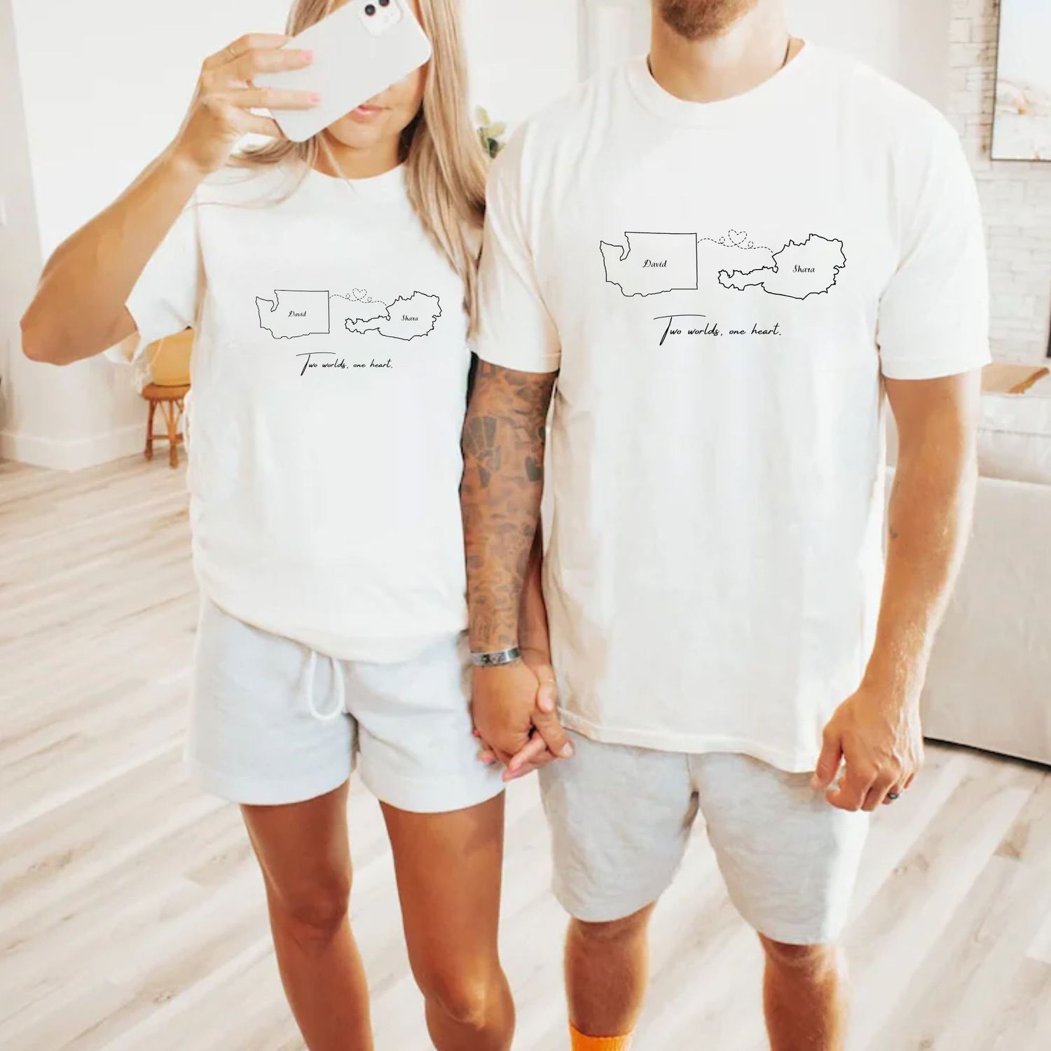 Long distance unisex t-shirt