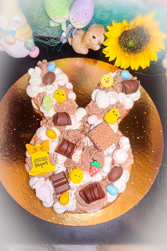 Symbole cake lapin