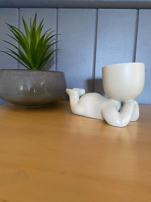 Laying Boy Indoor Planter Pot