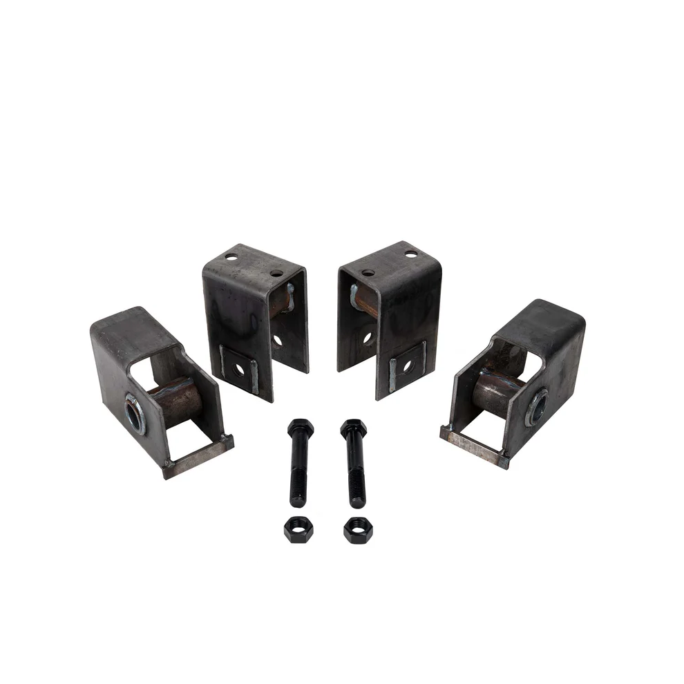 Front 2 and rear 2 hangers plus 2 bolts and nuts for equalizer 10k