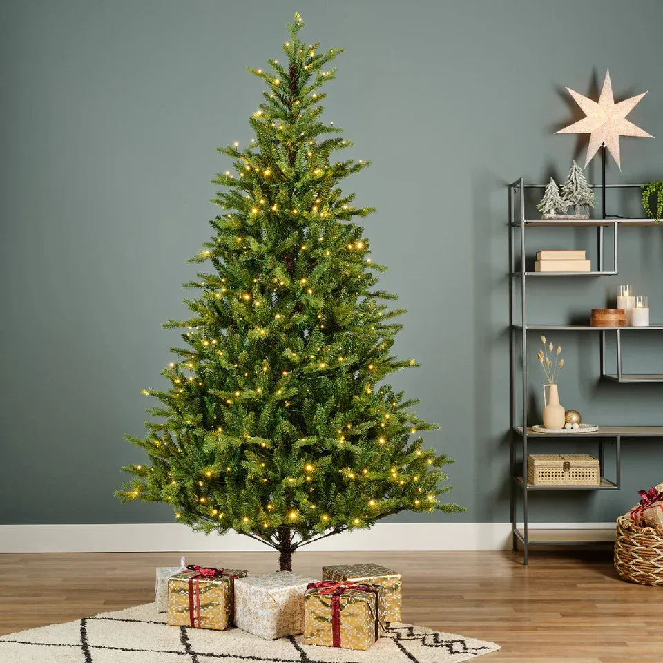 Allison Pine Tree Pre Lit Warm White &amp; Multi LED