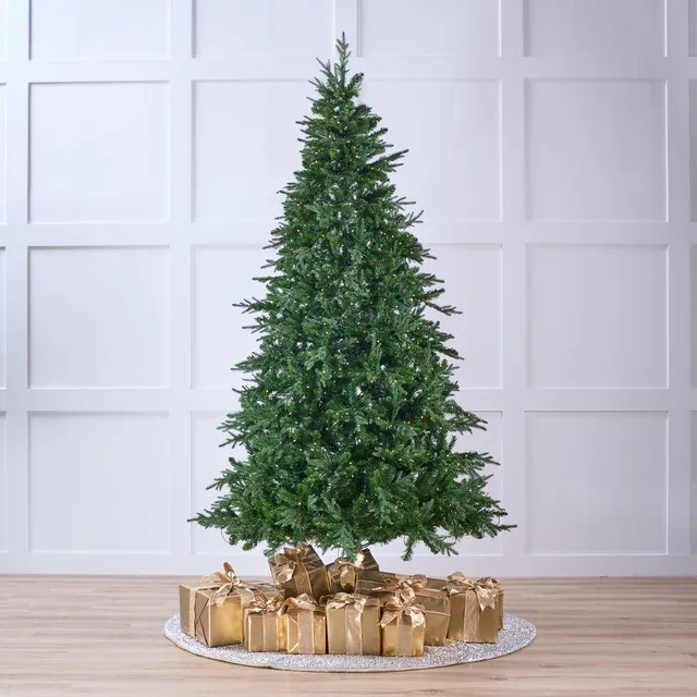 Montana Fir Pre-Lit Warm White LED &amp; Flashing Lights