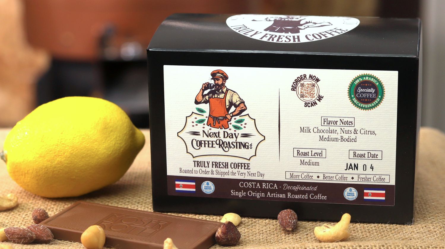 Costa Rica - El Indio, Swiss Water® Process Decaffeinated - Single Origin Arabica Coffee - 12 Single Serve K-Cup® Pods*