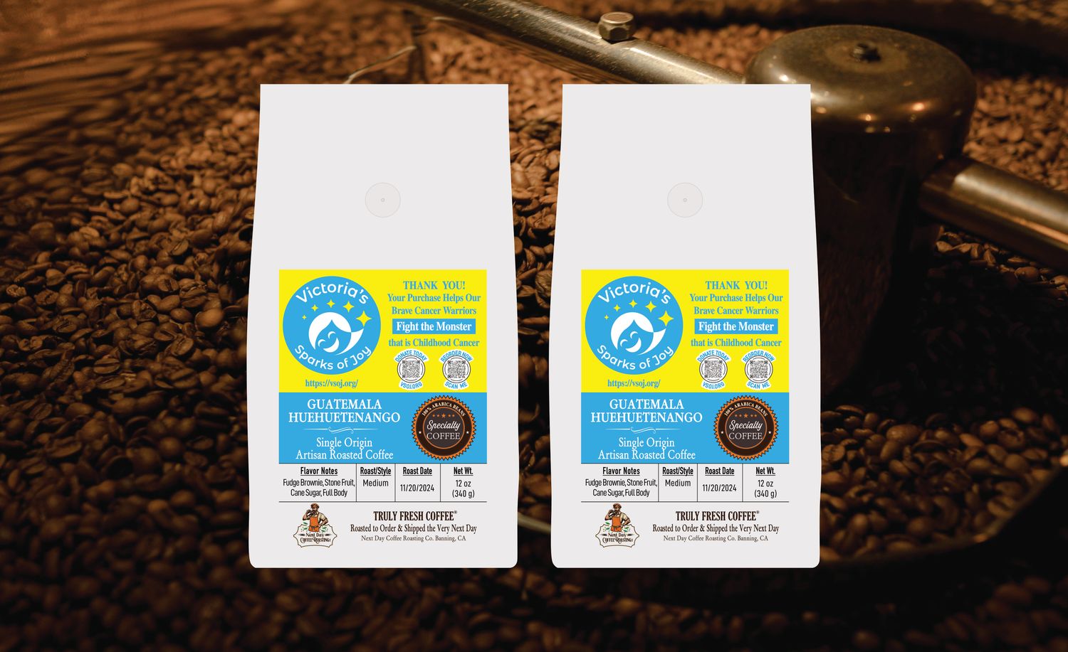 Guatemala - Huehuetenango, Single Origin Arabica Coffee 2 - 12 oz Bags (24 oz) Multi-Pack