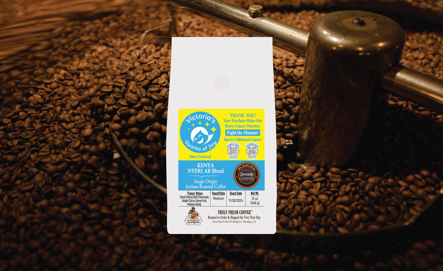 Kenya, Nyeri AB Blend, Single Origin Arabica Coffee 12 oz Bag