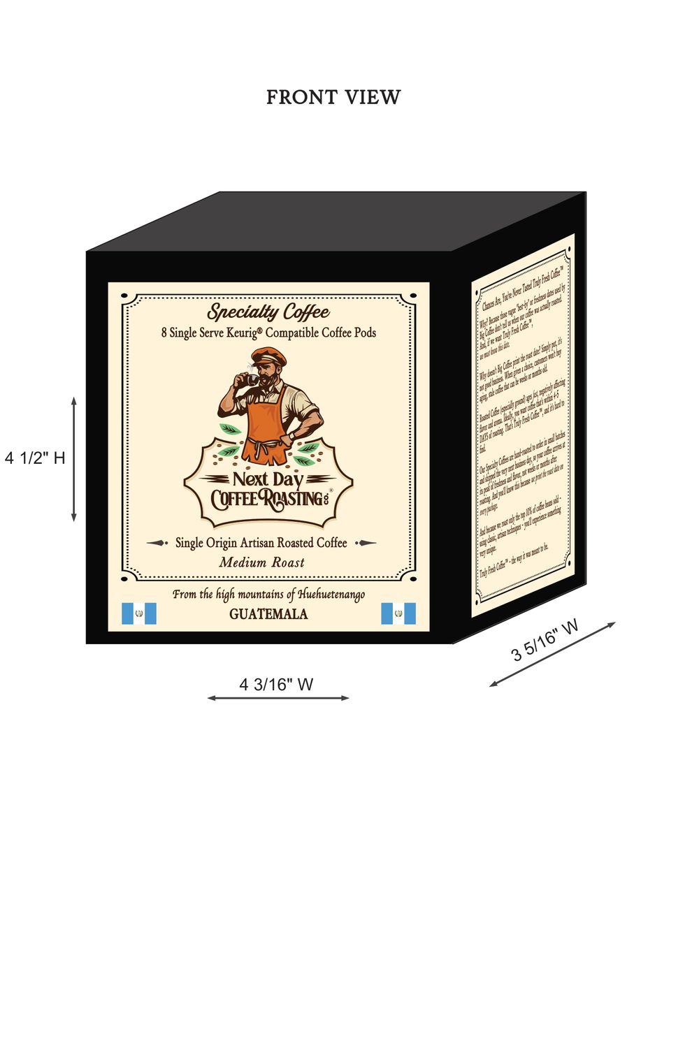 Guatemalan - Huehuetenango Single Origin Arabica Coffee - Gift Box