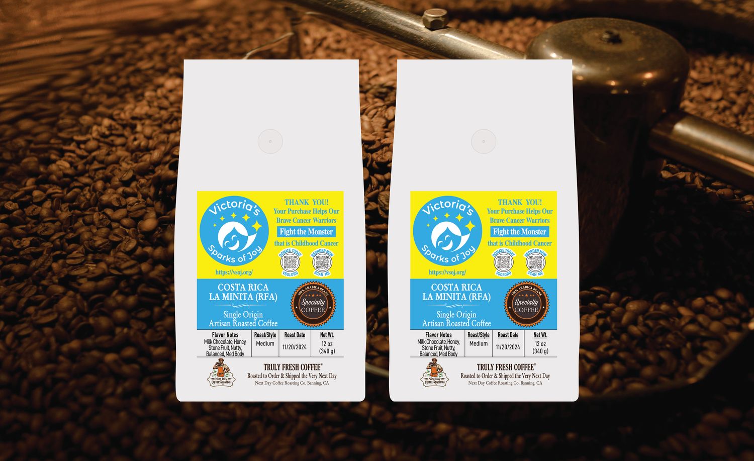 Costa Rica, La Minita Estate (RFA Certified), Single Origin Arabica Coffee 2 - 12 oz Bags (24 oz) Multi-Pack Costa Rica, La Minita Estate (RFA Certified), Single Origin Arabica Coffee 2 - 12 oz Bags (24 oz) Multi-Pack