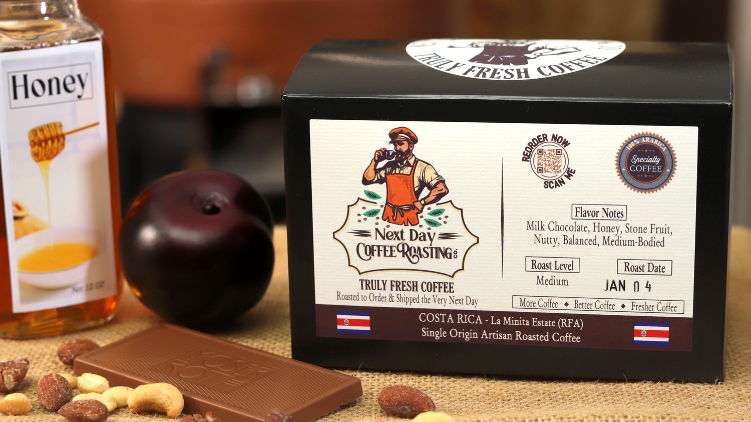 Costa Rica - La Minita Estate, Single Origin Arabica Coffee - 24 Count (2 - 12 Count Boxes) Single Serve K-Cup® Compatible Pods (RFA Certified)