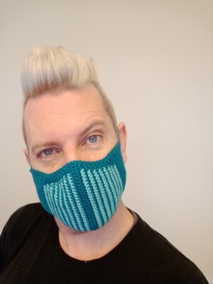 Covid "Grill" Face Mask - Crocheted Cotton