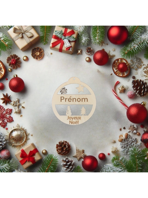 Boule de Noël personnalisé