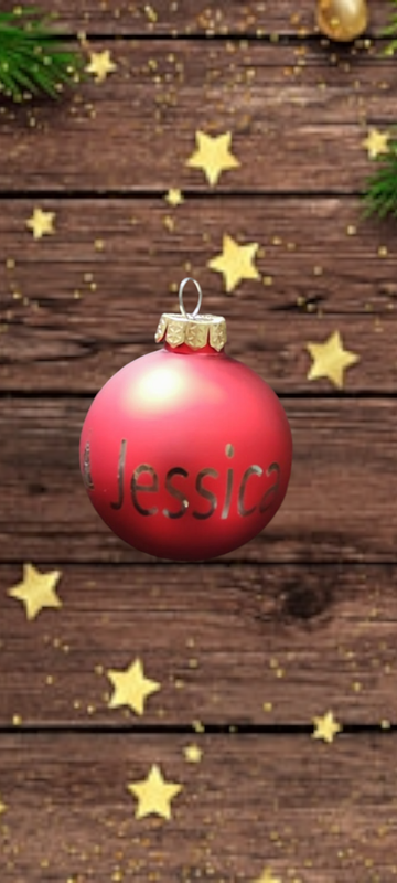 Boule de Noël personnalisé