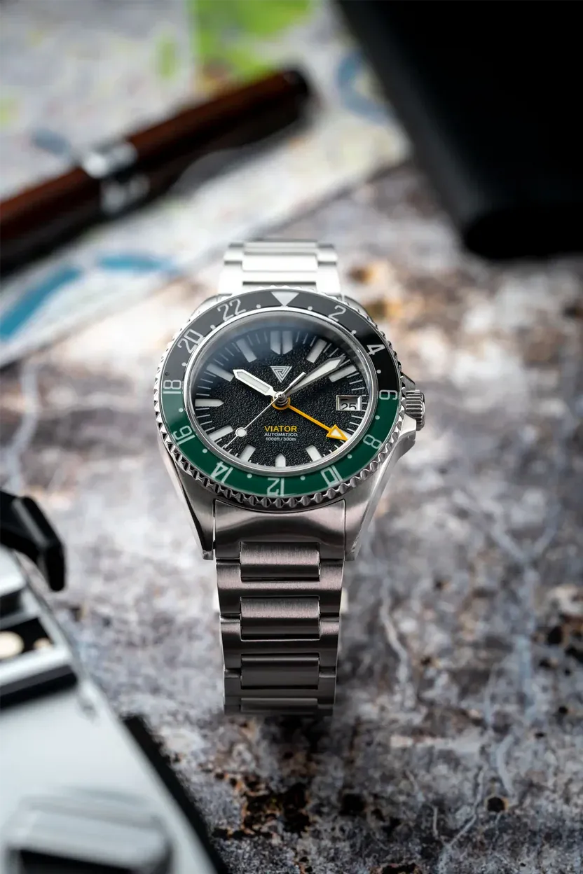 VERTIGO VIATOR GMT II NERO