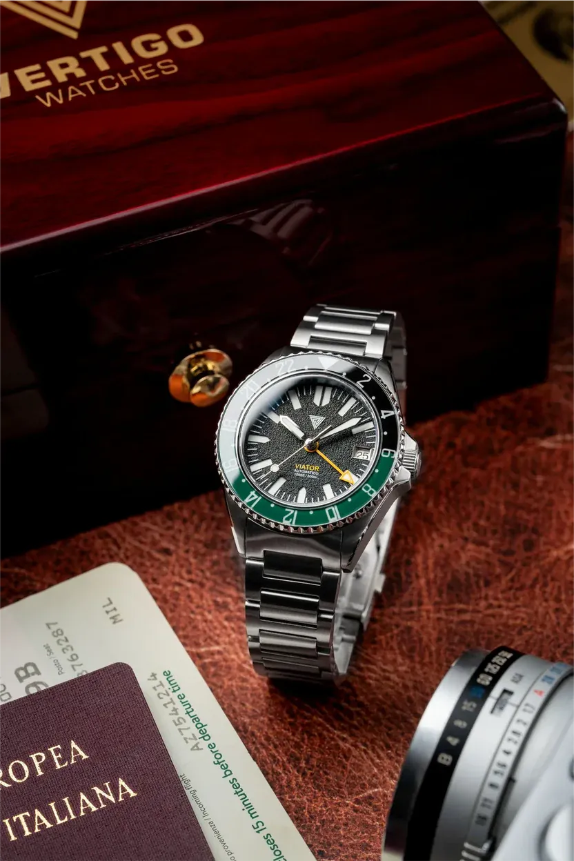 VERTIGO VIATOR GMT II NERO