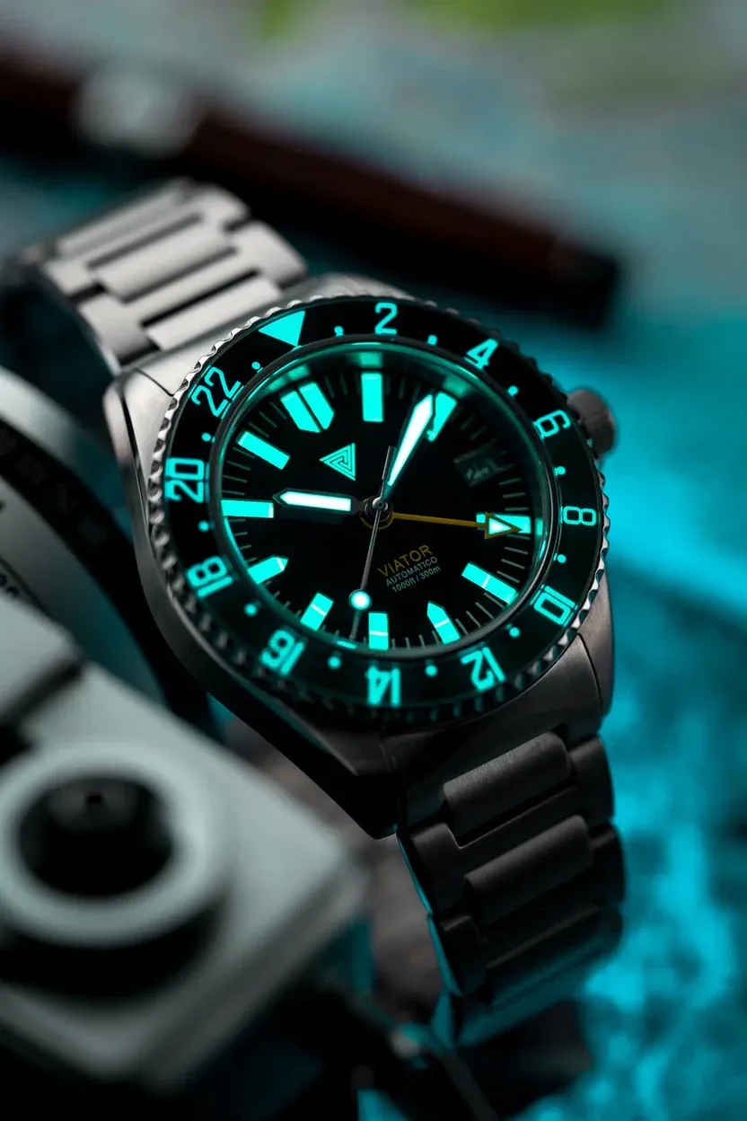 VERTIGO VIATOR GMT II NERO