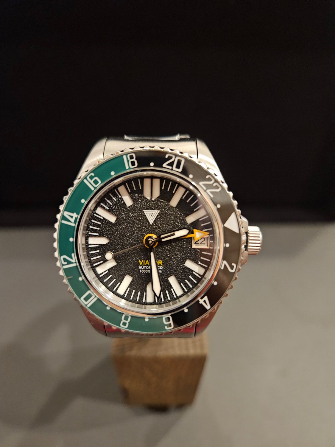 VERTIGO VIATOR GMT II NERO