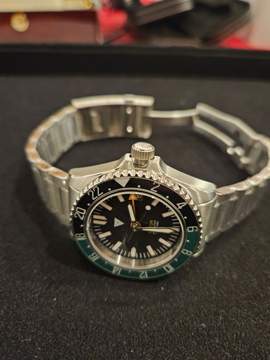 VERTIGO VIATOR GMT II NERO