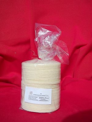 50 grandes hosties blanches gravées 8cm