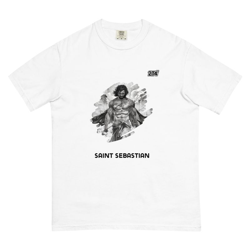 Camiseta blanca de algodón unisex San Sebastián