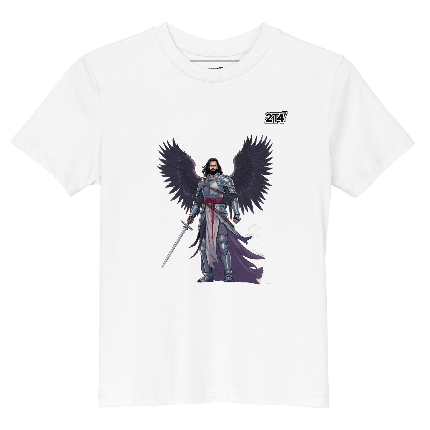 Camiseta infantil de algodón Arcángel Miguel