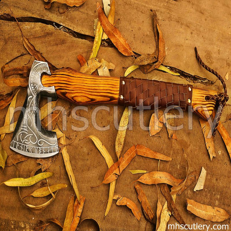Handmade Carbon Steel Viking Axe