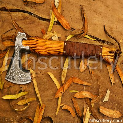 Handmade Carbon Steel Viking Axe