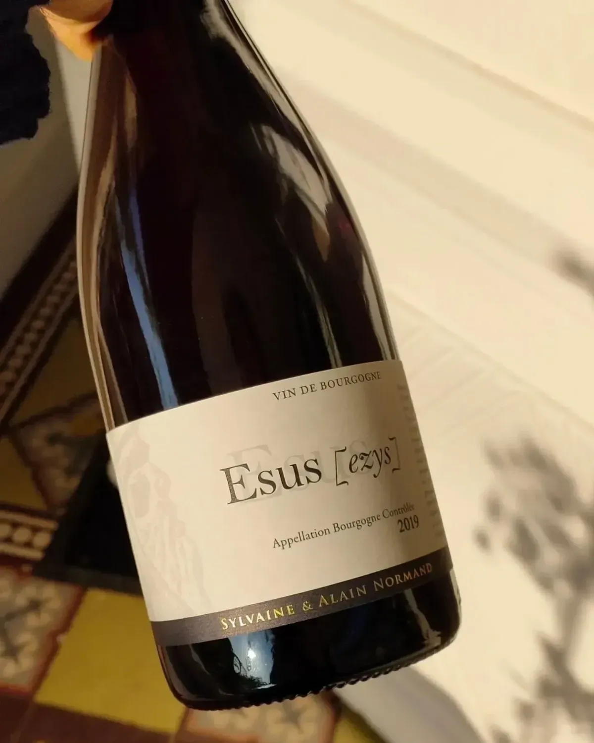 Etikett Bourgogne Rouge Cuvée Esus 2022 – Domaine Normand