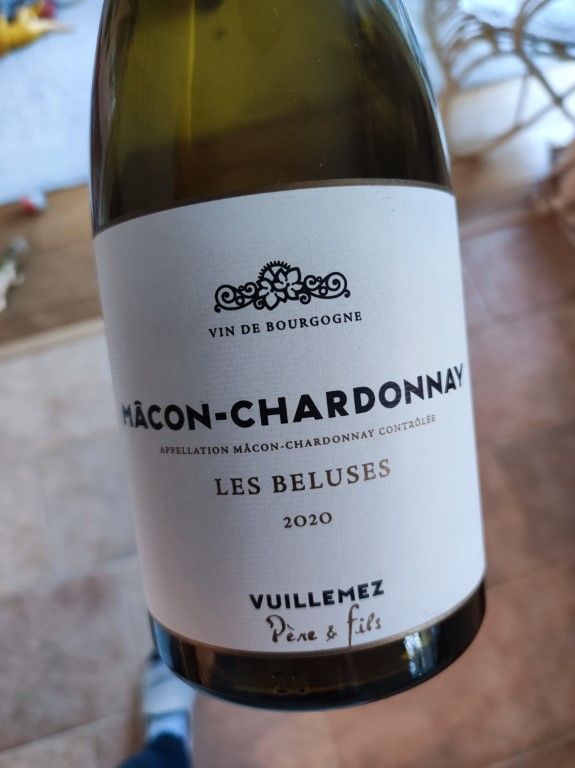 Mâcon-Chardonnay, Les Beluses 2020, Domaine Vuillemez