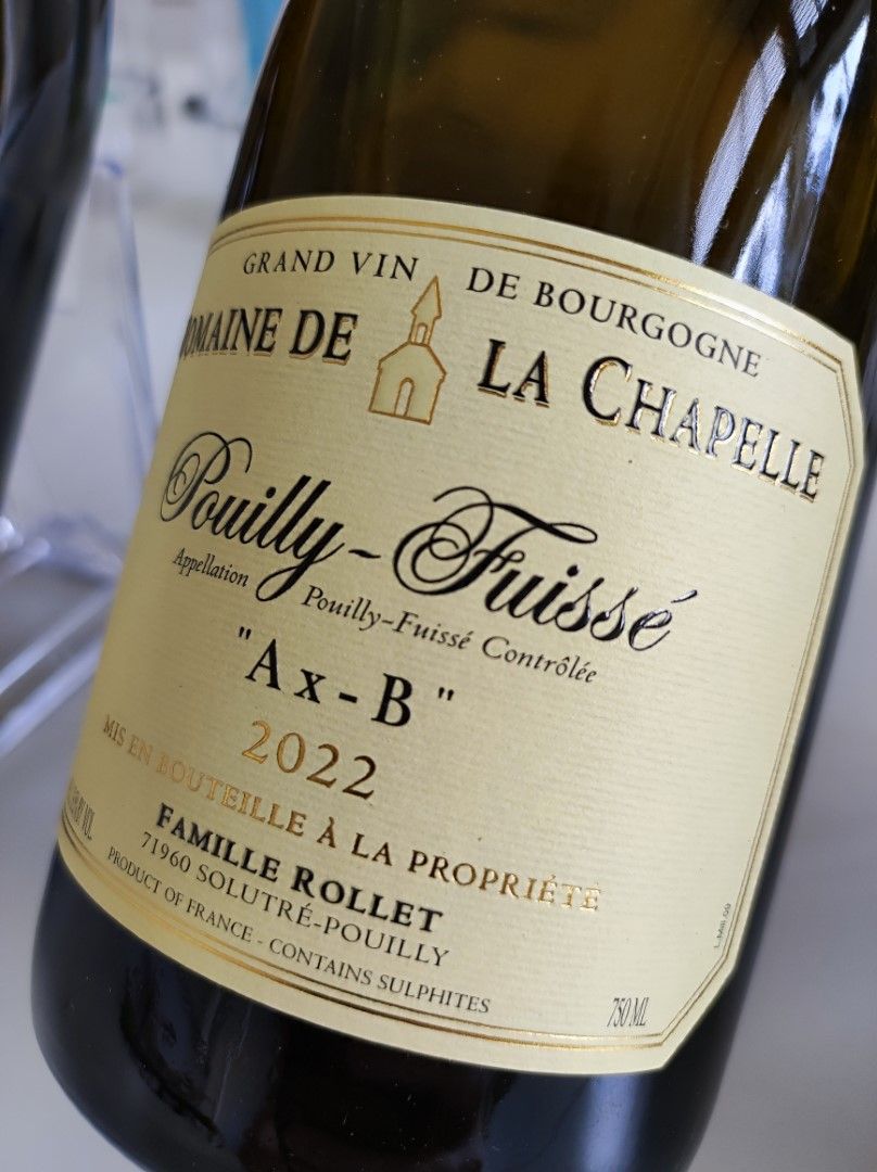 Pouilly-Fuissé, Ax-B 2024,  Domaine de la Chapelle