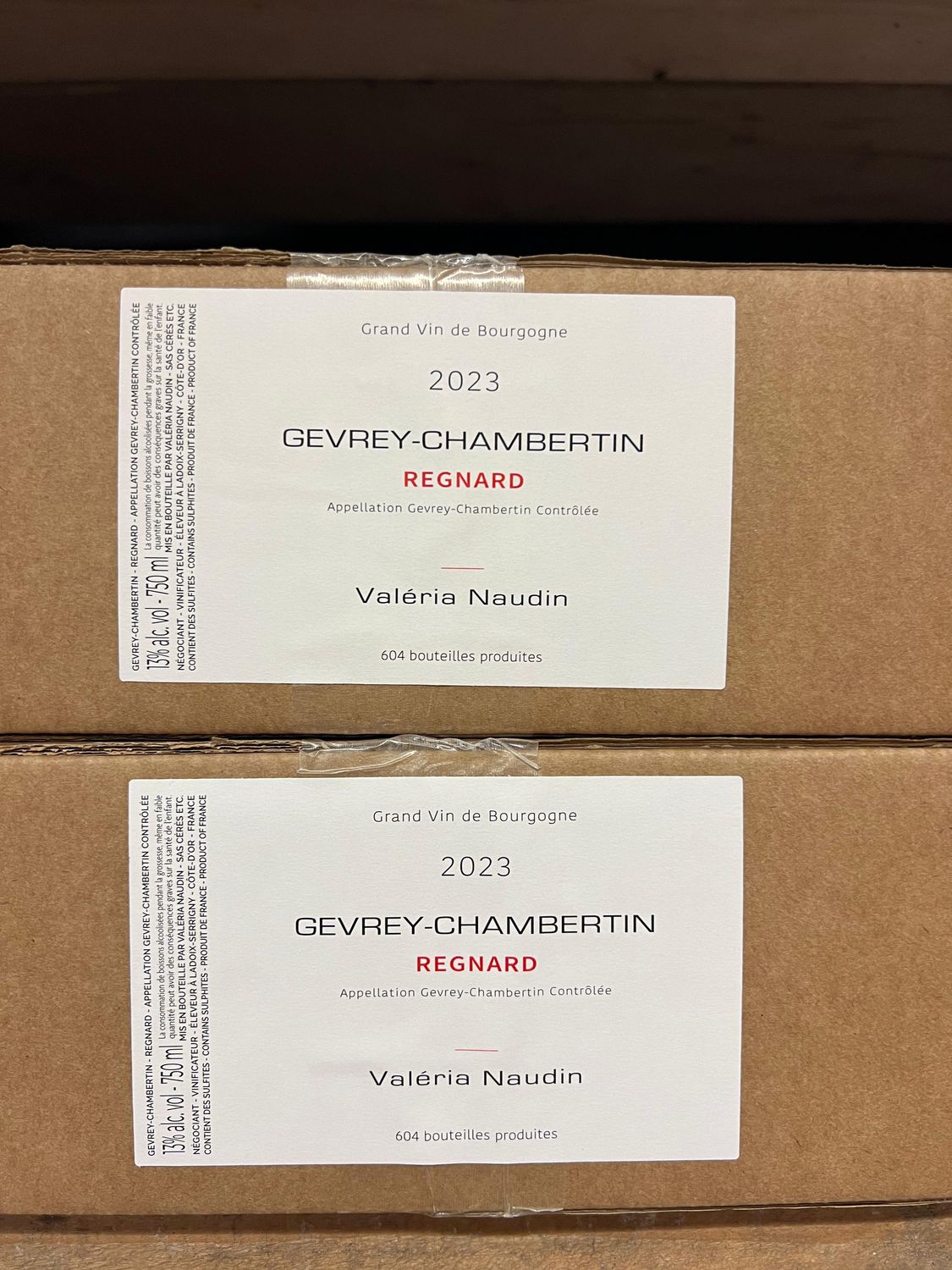Gevrey-Chambertin Regnard 2023, Domaine Valeria Naudin