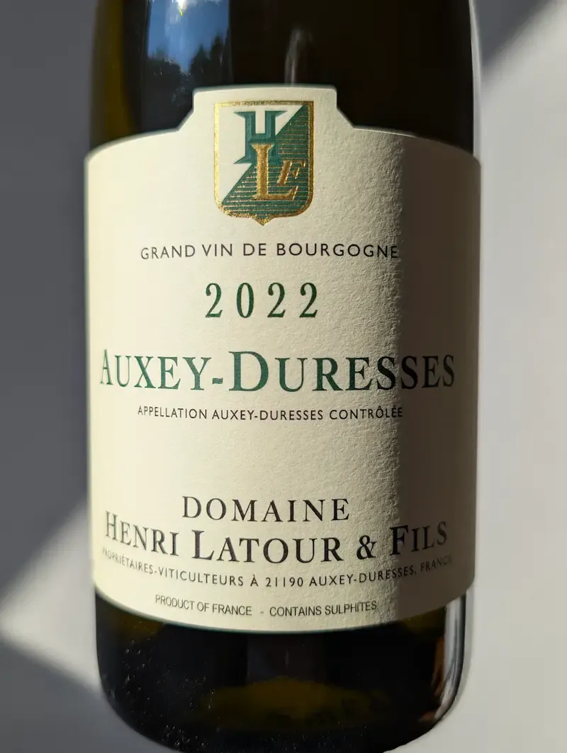 Auxey-Duresses Blanc 2022, Domaine Henri Latour