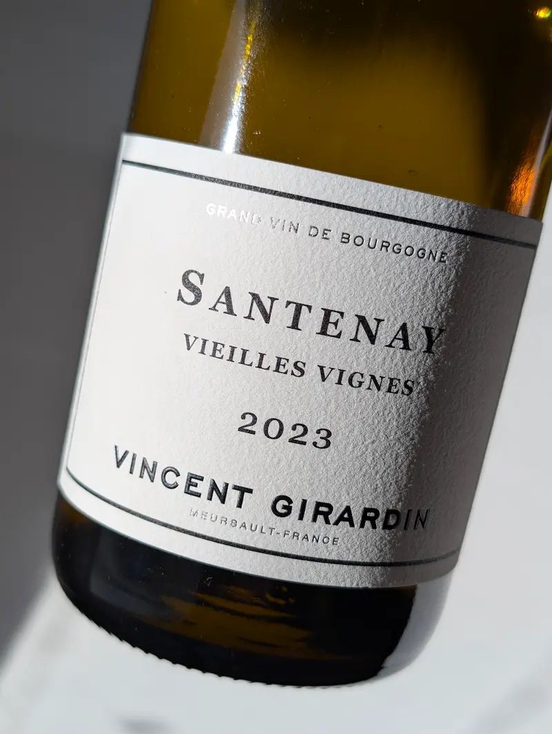 Santenay Les Vieilles Vignes 2023, Vincent Girardin