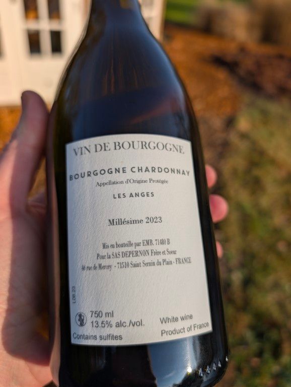 Bourgogne Chardonnay, Les Anges 2023, Domaine Beauregard
