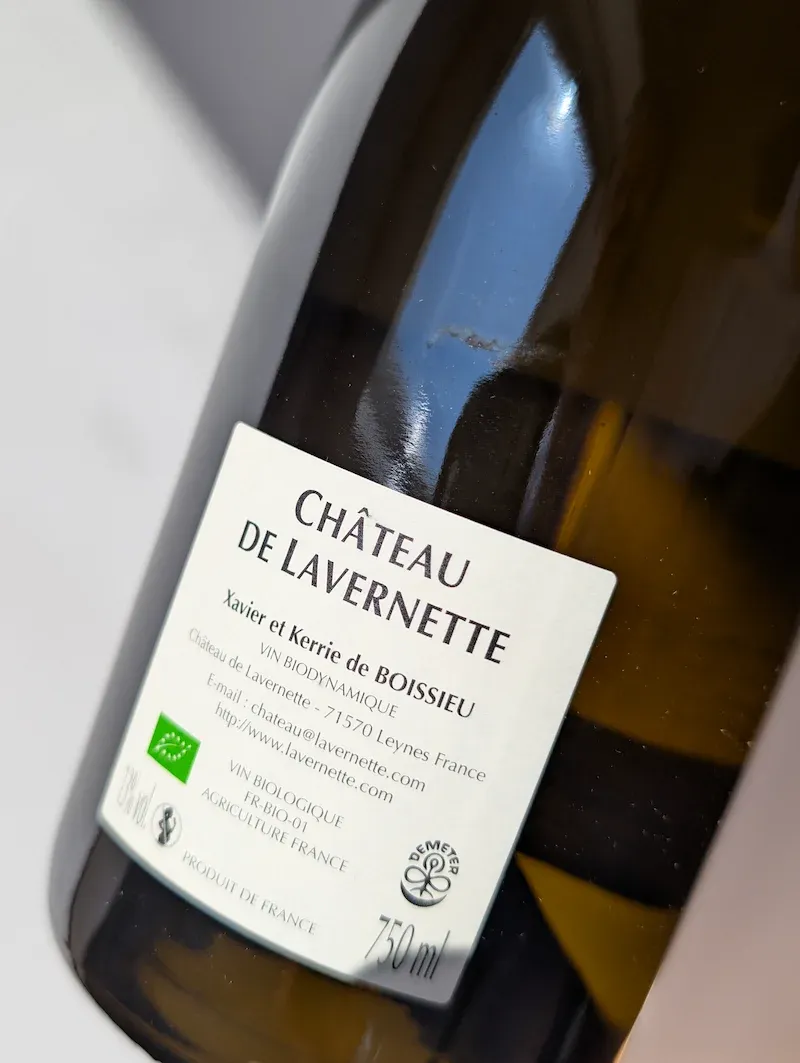 Pouilly-Fuissé, Vers Châne 2023, Château de Lavernette