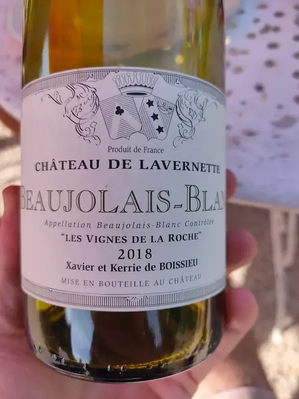 Beaujolais Blanc, Les Vignes de la Roche 2023, Château de Lavernette