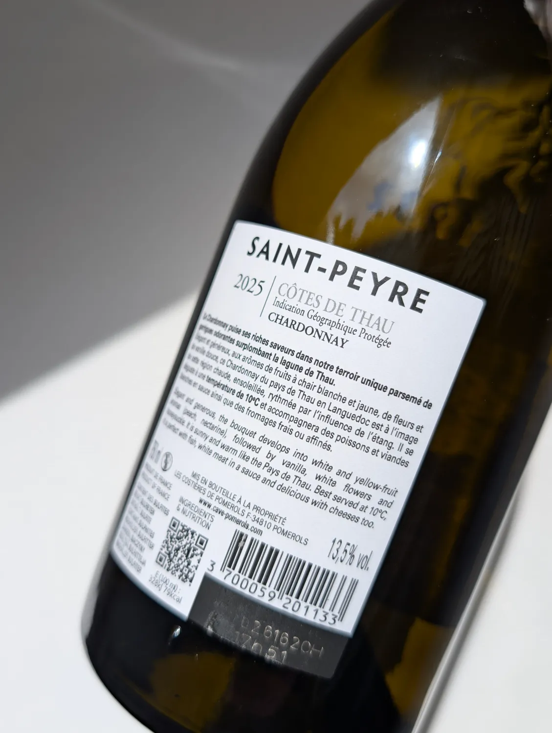 Saint-Peyre Chardonnay 2025, Les Costières de Pomérols