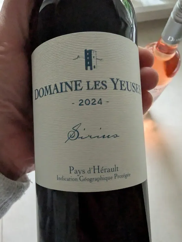 Le Sirius Rouge 2024, Domaine Les Yeuses