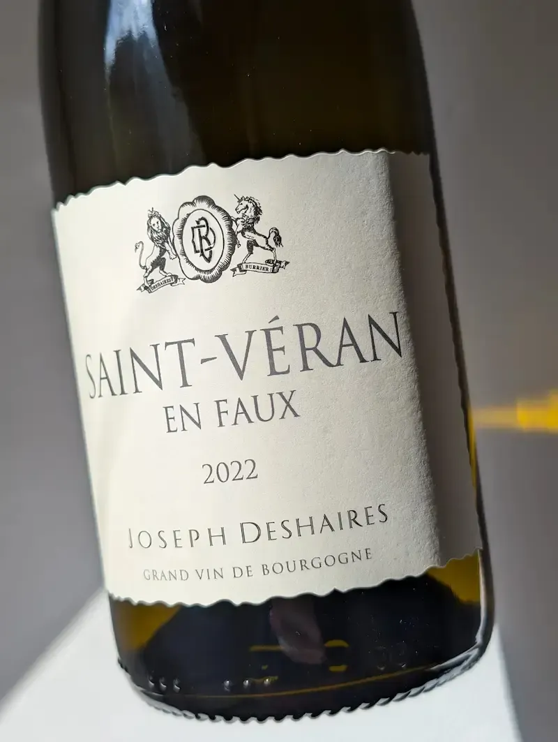 Saint-Véran, en Faux 2022, Joseph Deshaires - Domaine de Beauregard