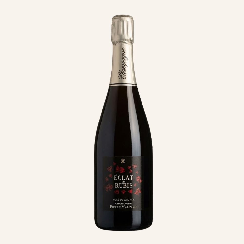 Rosé de Saignée Champagne, Éclat de Rubis Millésime 2020, Pierre Malingre