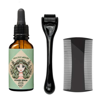 Power Serum Baardgroei Set – Natuurlijke Baardgroei Olie + Dermaroller & Kam (30 ml) Power Serum Baardgroei Set – Natuurlijke Baardgroei Olie + Dermaroller & Kam (30 ml)