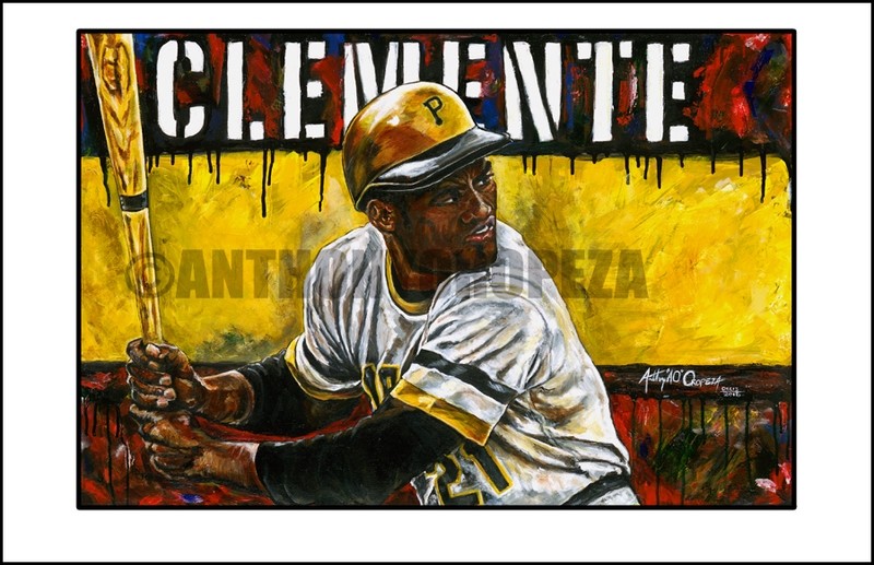 "Clemente" by AO 11x17 Print