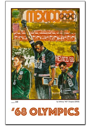 '68 Olympics by AO - 24x36 - 1st Run of 25 prints