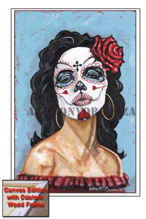 "La Senorita" by AO - 3' x 2' - Custom Canvas/Giclée Print
